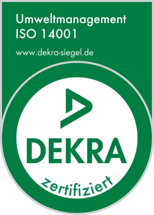 ISO 14001 zertifiziert